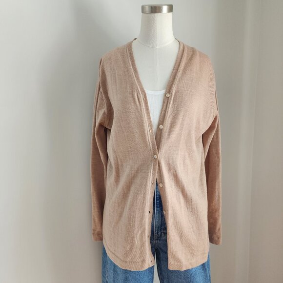 Lord & Taylor Italian Merino Wool Cardigan Size: Large - Picture 9 of 14